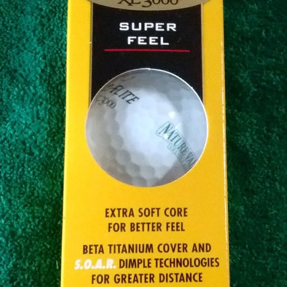 Nature Valley Granola Bars Logo Top-Flite XL3000 3 Pack Vintage Golf Balls - Picture 2 of 6